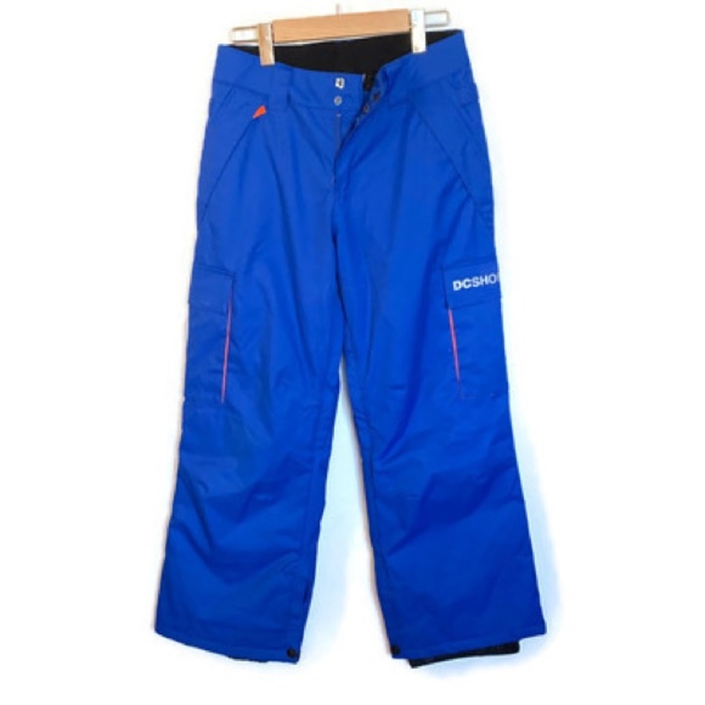 DC Snow / Snowboard /Ski Banshee Pants. Blue Orange, US L 12, or Adult Sm